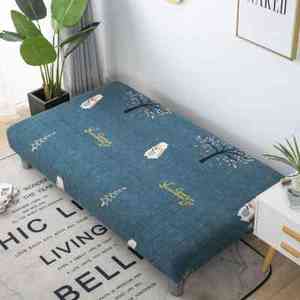 无扶手折叠沙发床套简易沙发套全包沙发罩全盖沙发笠套四季通用型