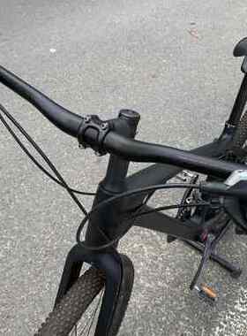 2023新品TOSEEK全碳纤维山地车自行车把直把燕把把横把手黑色亮光