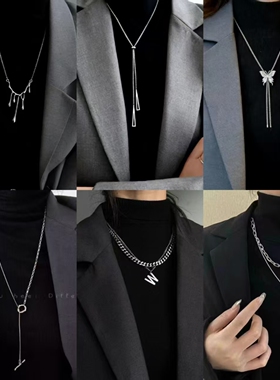 2025新款小众长项链精致百搭项链秋冬锁骨链女超值百搭项链毛衣链