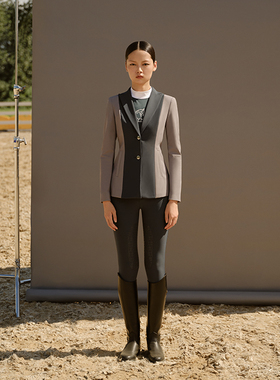 AYM爱跃马 | Wunder系列女士拼色骑士服马术障碍比赛训练西服外套