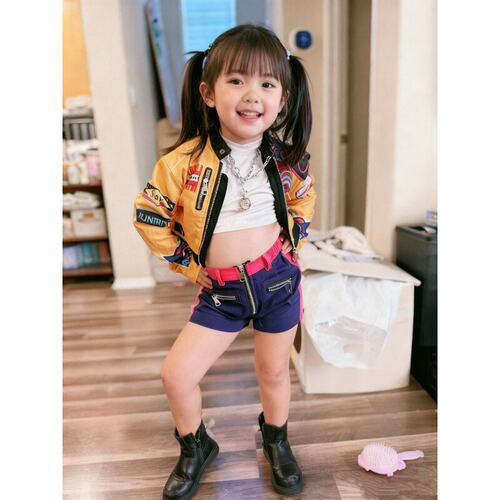 kpop猎魔女团儿童套装衣