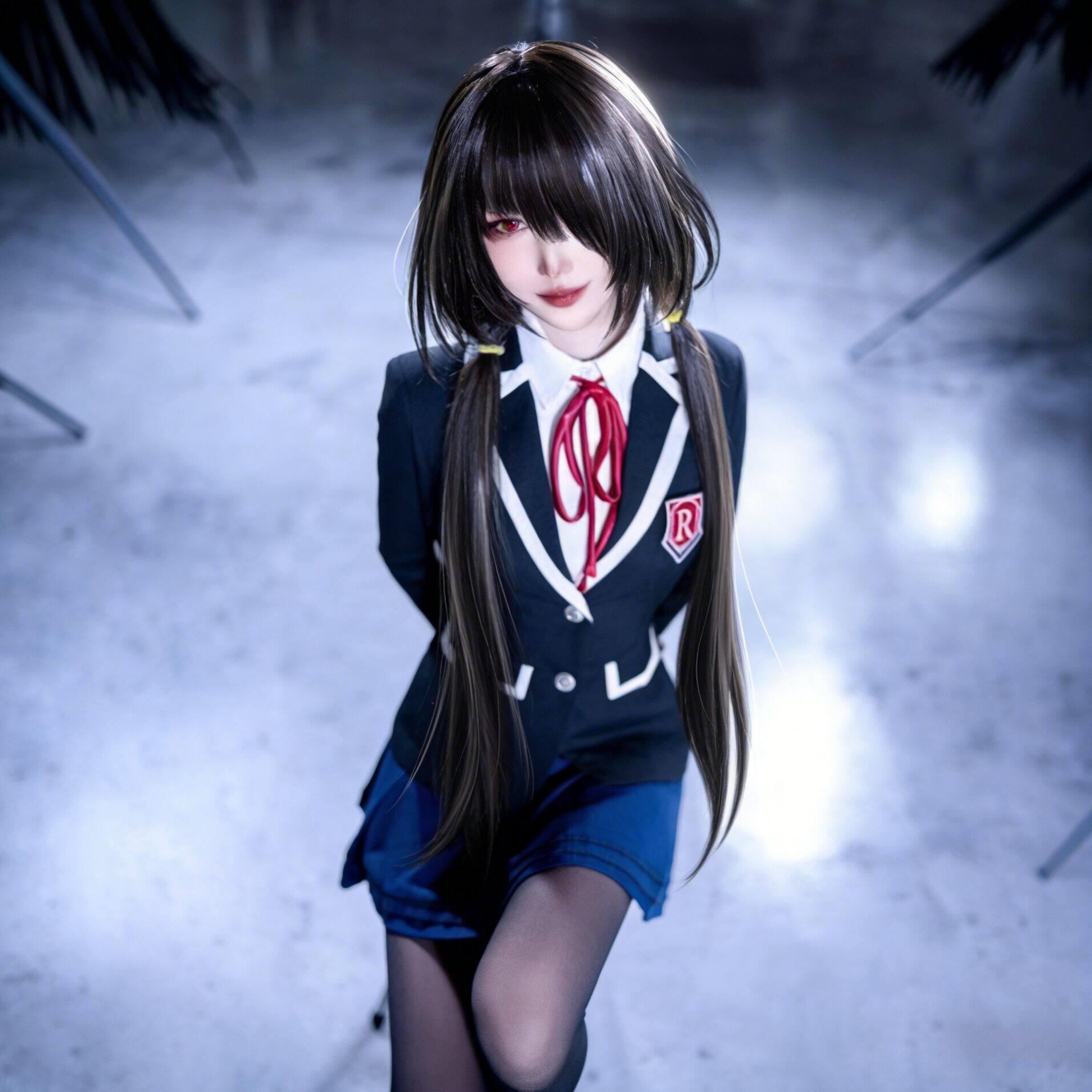约会大作战cos服夜刀神十香cos服时崎狂三校服五河士道cosplay服