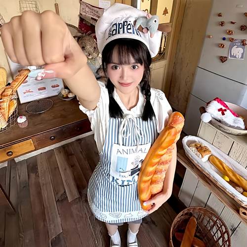 料理鼠王cos服玩偶坐肩挂