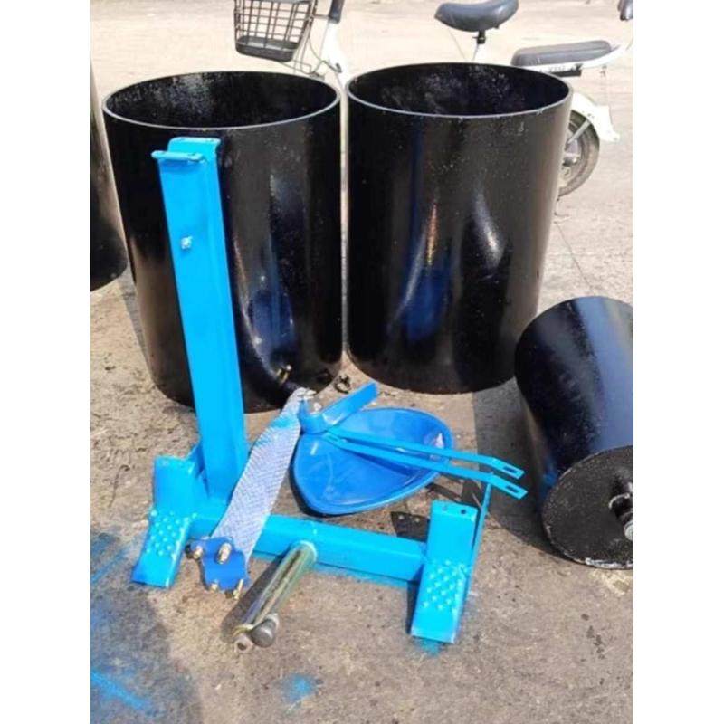 滚筒麦田轮压压压轮镇压地轮镇压器滚子手扶拖拉机小草坪地平地轮