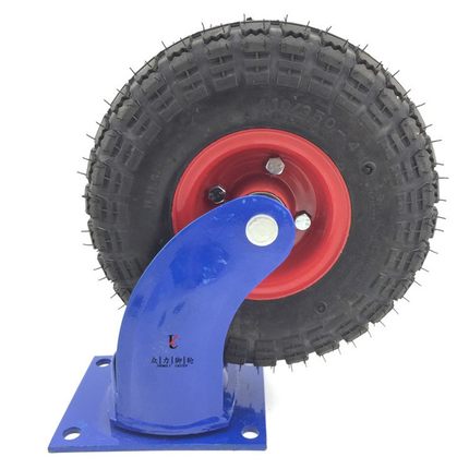 10寸台湾建大充气轮4.10/3.50-4打气轮胎 平板手推车烧烤餐车轮子