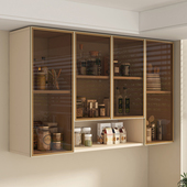 铝合金厨房吊柜墙壁柜墙上储物柜可定制阳台化妆室浴室挂墙柜