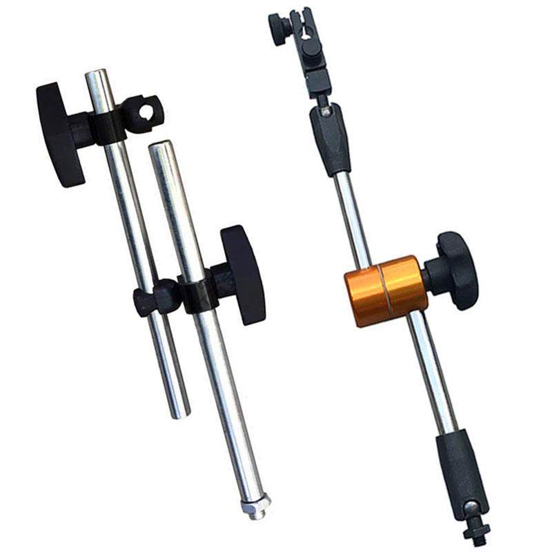 万向表杆磁性表座配件支架带微调百分表夹持杆机械单表杆2件包邮