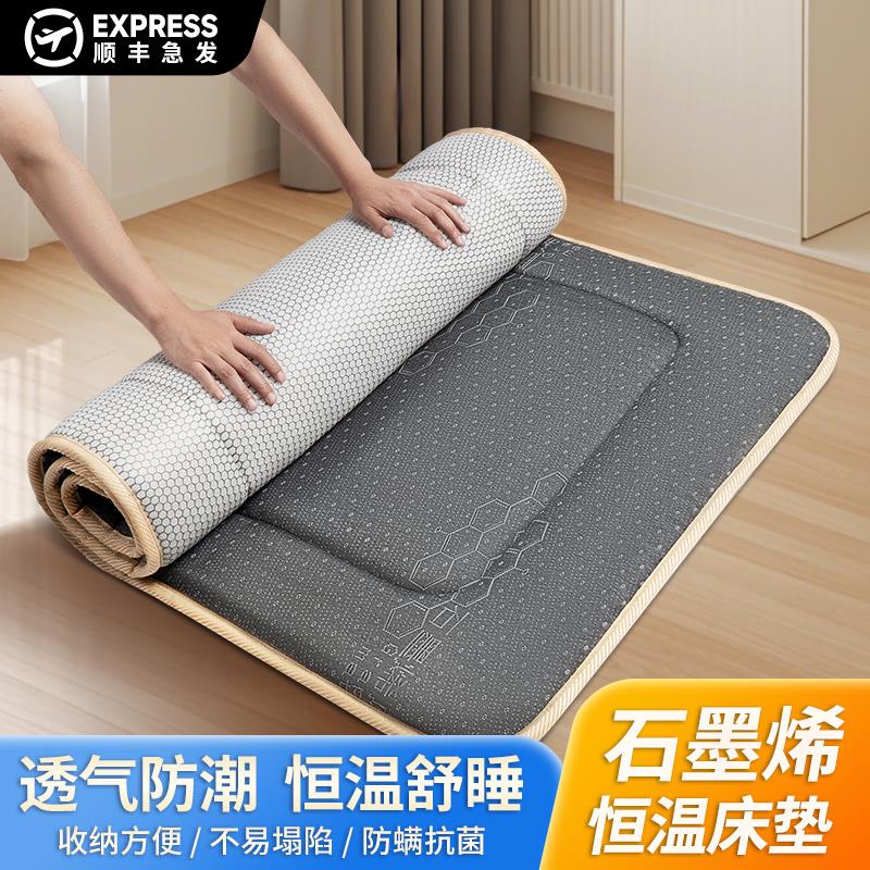乳胶床垫家用卧室租房专用软垫宿舍学生单人儿童折叠海绵薄款床垫
