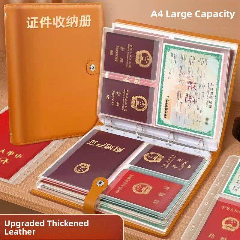 a4家庭卡包证件收纳包大容量活页资料册证书票据档案册护照本结婚,文具电教/文化用品/商务用品,资料册,淘宝优惠券,粉丝福利购,淘宝优惠卷