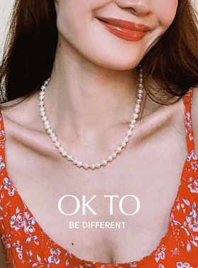 OKTO巴洛克银球隔珠项链