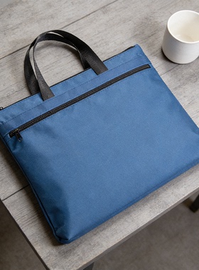 金得利DC1914事务包/文件包A4复古工装蓝大容量手拿包手提公文包