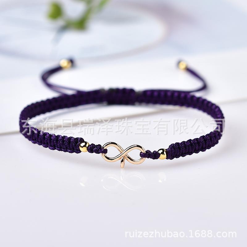 2026本命年红绳手链女手工编织红绳手串半成品平结手链DIYins手绳