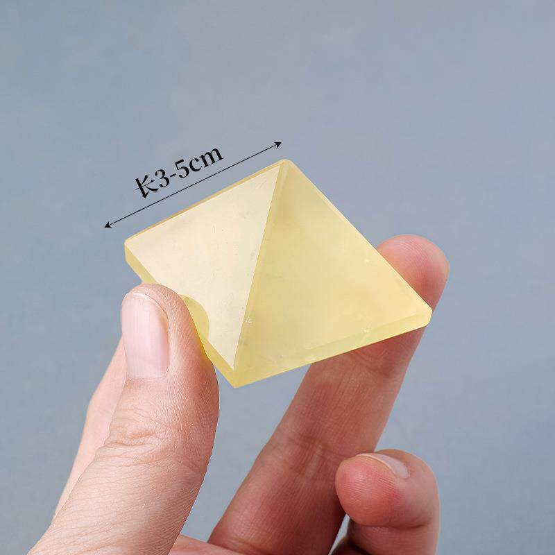 2026跨境天然黄水晶金字塔巴西黄水晶原石能量塔家居玄关装饰风水