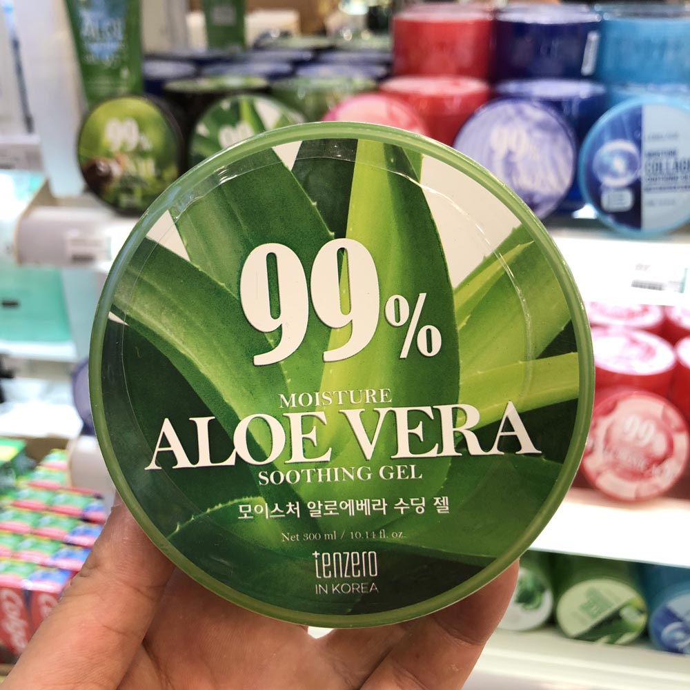 韩国进口99%芦荟胶蜗牛胶去痘淡印胶原蛋白透明质酸补水保湿面膜