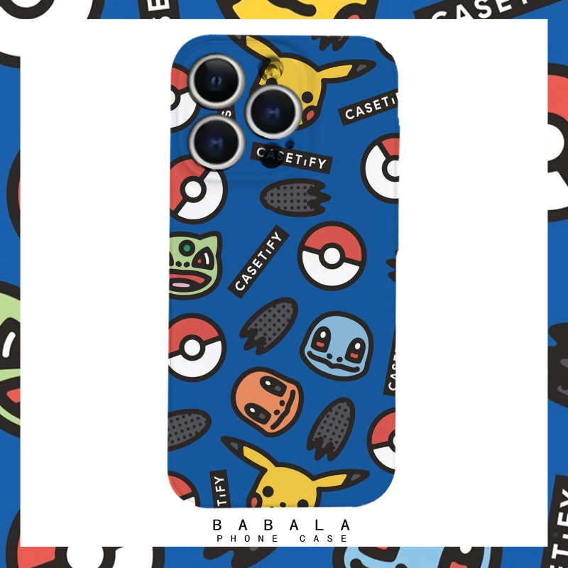 神奇宝贝皮卡丘可爱菲林二合一手机壳适用苹果17nova14华为p