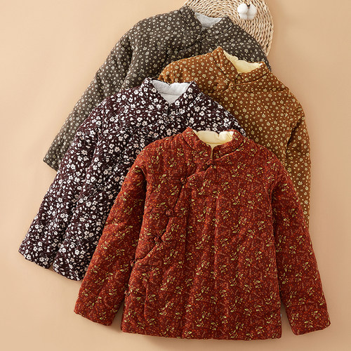 女士纯棉花冬季加厚保暖棉袄棉衣