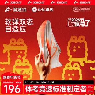 北体共研丨音速猫逆天3.5跑鞋碳板跑步学生体考体侧竞速运动鞋