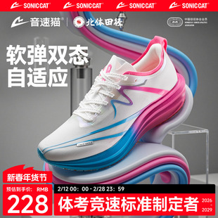 北体共研丨音速猫逆天3.5加厚款碳板跑鞋官方旗舰店体考跑步鞋