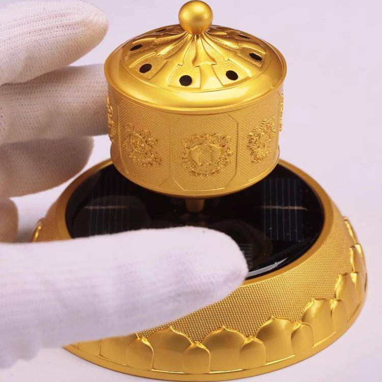 唐多扩罗八吉祥雕刻太阳能转轮