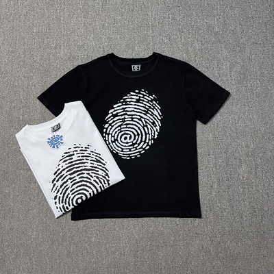 ADWYSD指纹A印花logo男女短袖夏