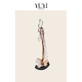 YUYI原创可爱木马到成功小马车钥匙扣书包包挂件吊坠高级感小礼物