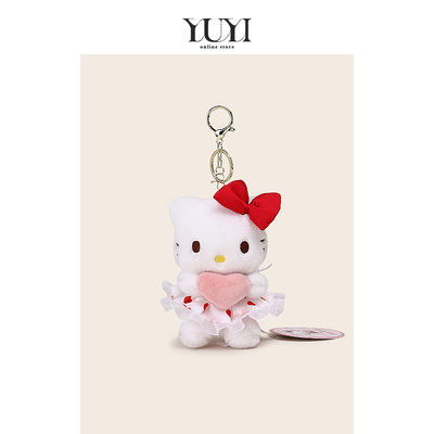 正版联名hellokitty猫公仔挂件