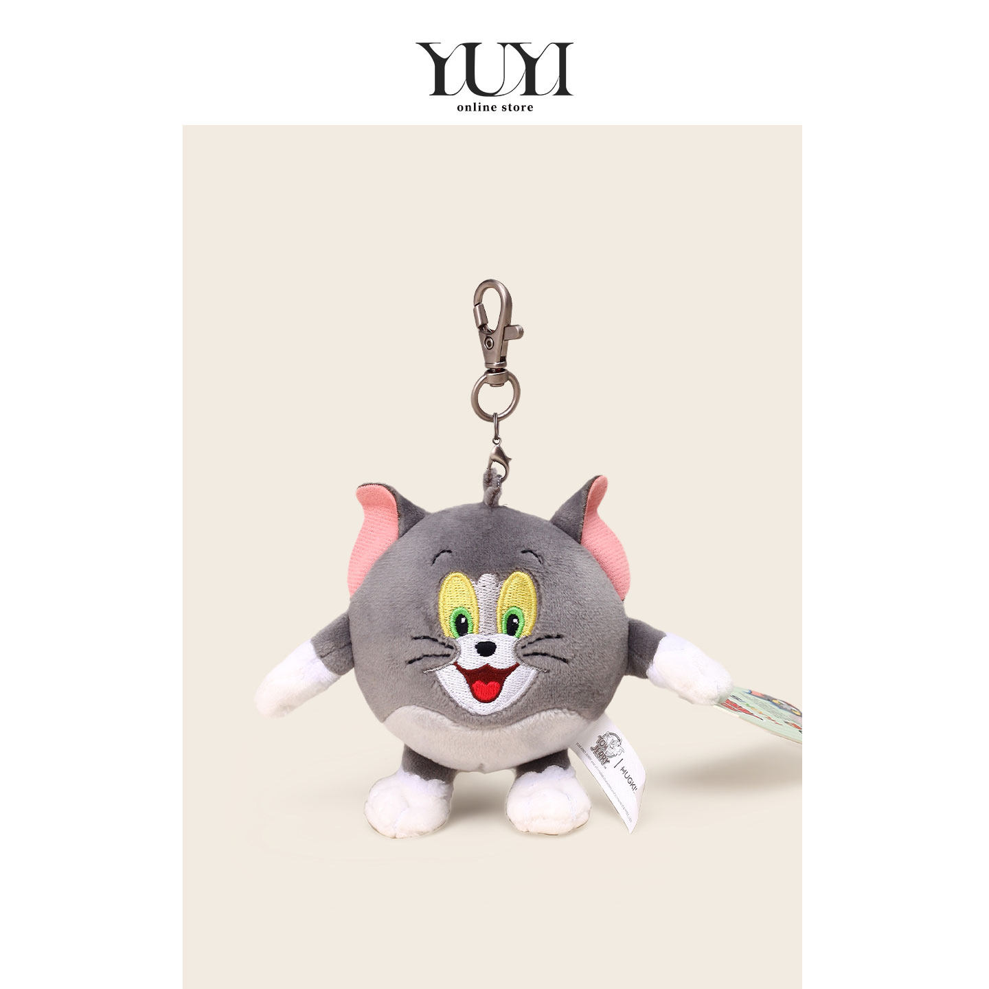 YUYI正版联名汤姆猫杰瑞鼠毛绒公仔书包包挂件玩偶背包挂饰钥匙扣图片