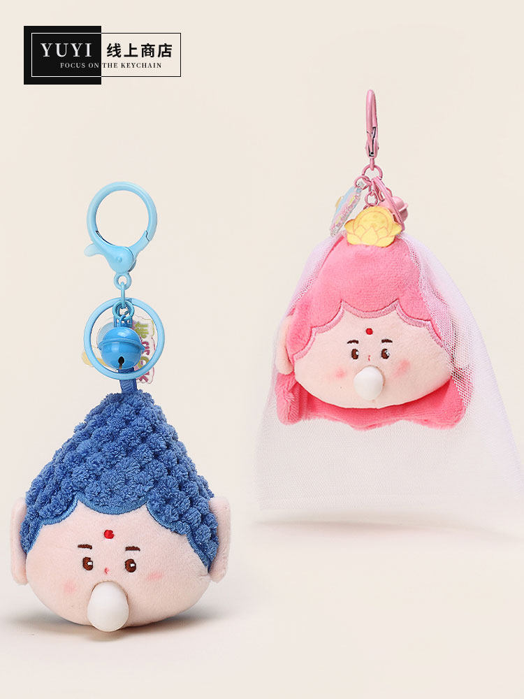 YUYI DATONG CULTURAL AND CREATIVE LITTLE BUDDHA FAIRY SPIT BUBBLE CHILDRENS DOLL PENDANT DOLL BAG HANGING CUTE HANGING ORNAMENT