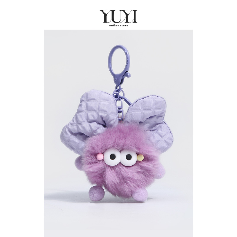 YUYI情侣小煤球钥匙扣包挂件闺蜜