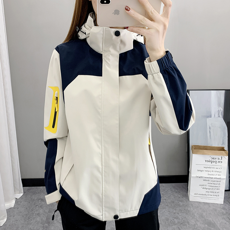 定制logo男女冲锋衣防风防水