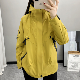 冲锋衣女新款 三合一两件套防风防水可拆卸休闲进藏风衣 2025秋冬季