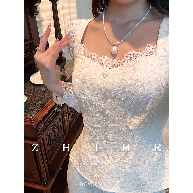 【芙蓉月】蕾丝时尚套装