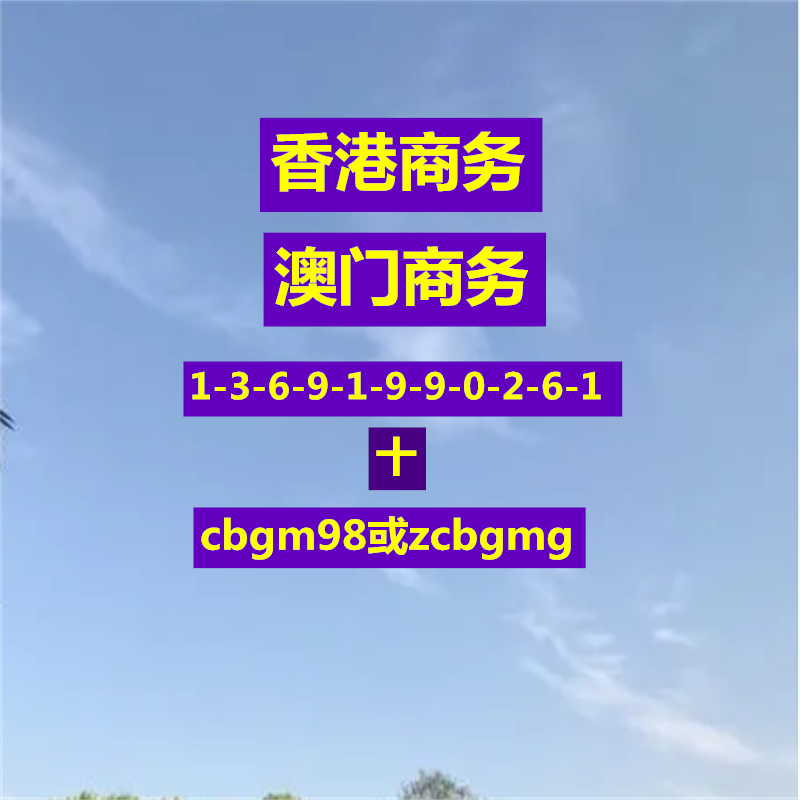 2024香港商务签澳门商务签港澳商务签香港商务签注咨询服务