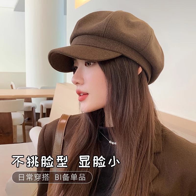 【好物推荐】韩版百搭遮脸贝雷帽