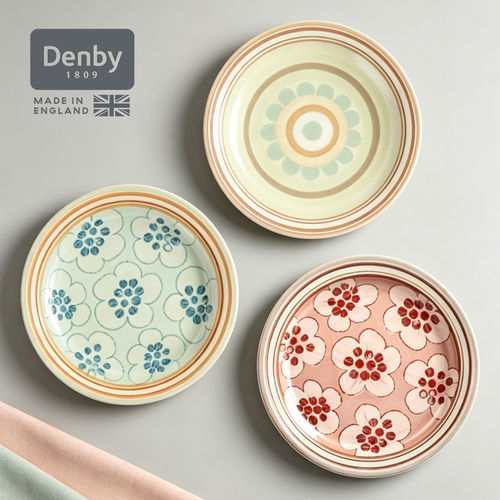 Denby意面西餐陶瓷平盘家用