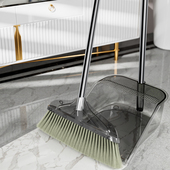 扫把家用不锈钢杆簸箕扫把套装 软毛不粘头发扫地笤帚撮箕扫帚