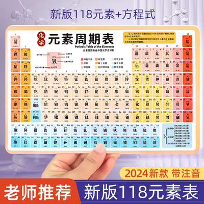 初三化学元素周期表【送可擦笔】