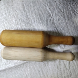 敲鱼棍敲鱼锤敲鱼槌敲鱼棒杀鱼锤做温州鱼丸精选硬木一体制作包邮