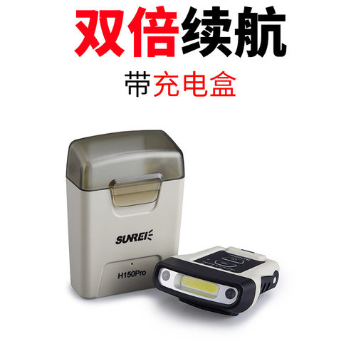 山力士H150pro钓鱼头灯帽