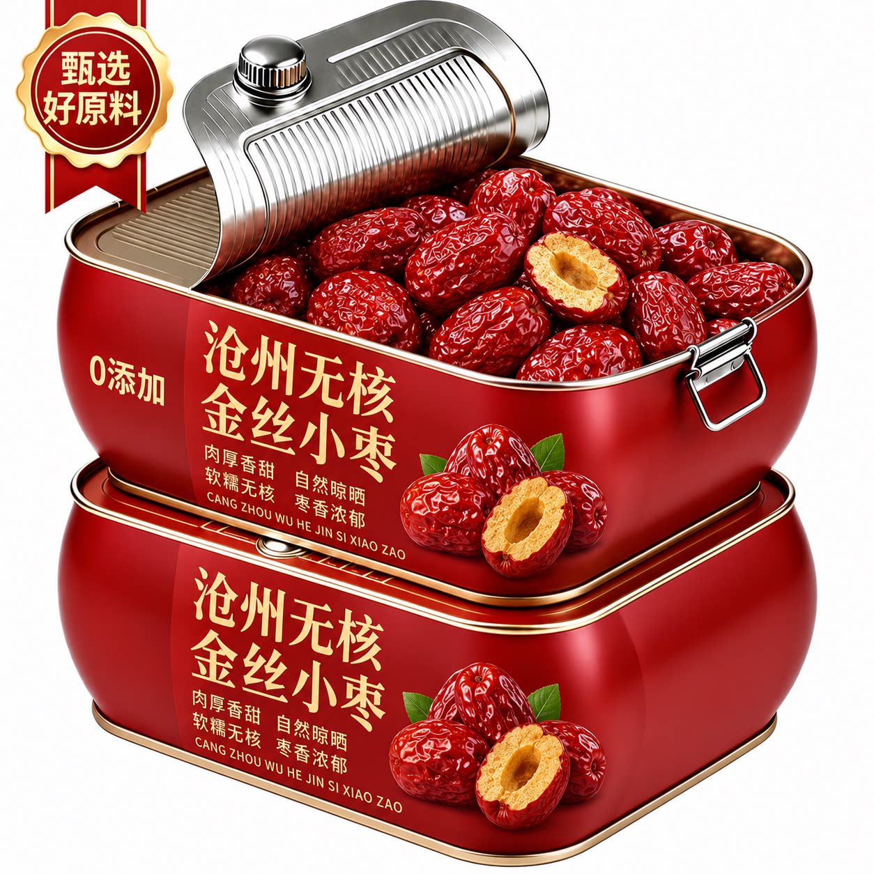 沧州无核金丝小枣官方旗舰店特级特产红枣2026新货优质免洗零食