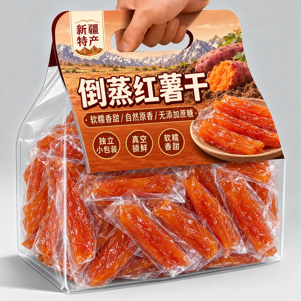 倒蒸红薯干地瓜干农家自晒番薯干0脂肪健康粗粮休闲零食旗舰店