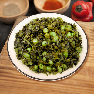 童大义苏州周庄特产毛豆菜苋200g阿婆菜咸菜下饭菜 家庭囤货