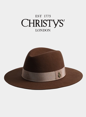 【官方正品】Christys'百年皇室品牌羊毛礼帽 Fedora费多拉帽毡帽