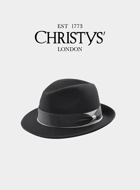 Christys'百年皇室品牌 羊毛礼帽 英伦经典Trilby爵士帽男毡帽