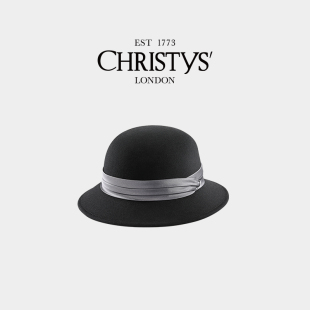 Christys 百年皇室品牌 热销爆品 羊毛礼帽高级Cloche钟形帽