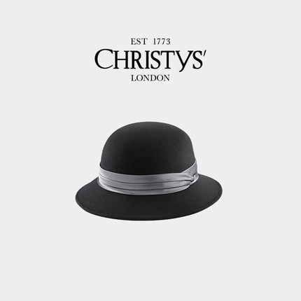 【热销爆品】Christys'百年皇室品牌 羊毛礼帽高级Cloche钟形帽