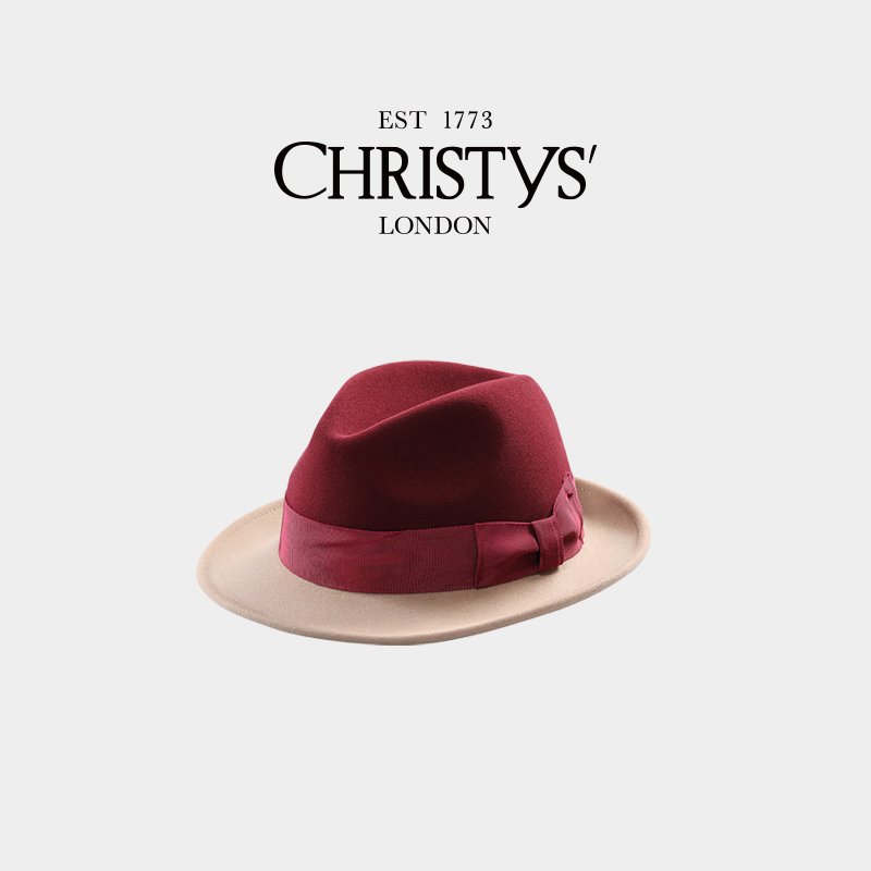 Christys百年皇室品牌Trilby帽