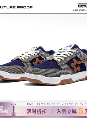 RIPSTAR/爆炸星SKBD Pro Lite 国潮复古风情侣休闲百搭低帮板鞋