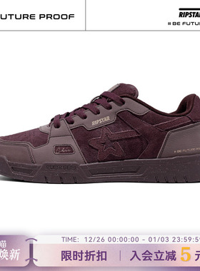 RIPSTAR/爆炸星深色休闲板鞋男女款秋冬季新款运动鞋子【热红酒】