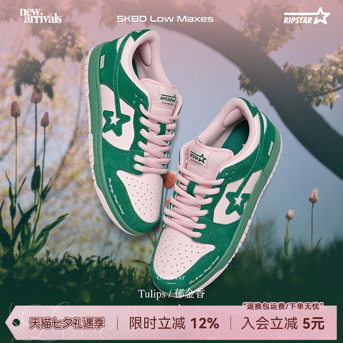 RIPSTAR/爆炸星透气增高低帮板鞋